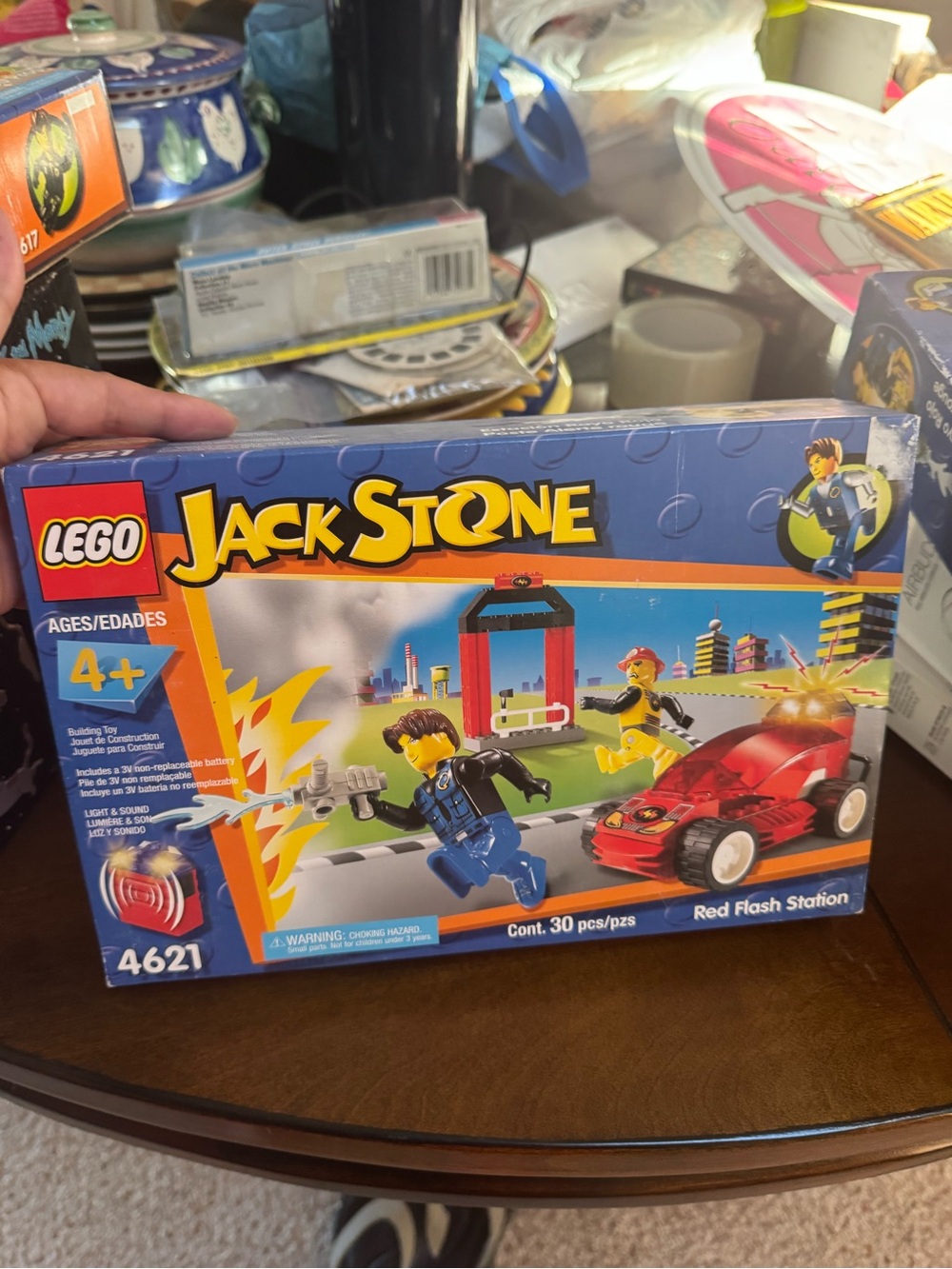 Lego 4621 Jack Stone Red Flash Station Minifigures Car New Sealed Box